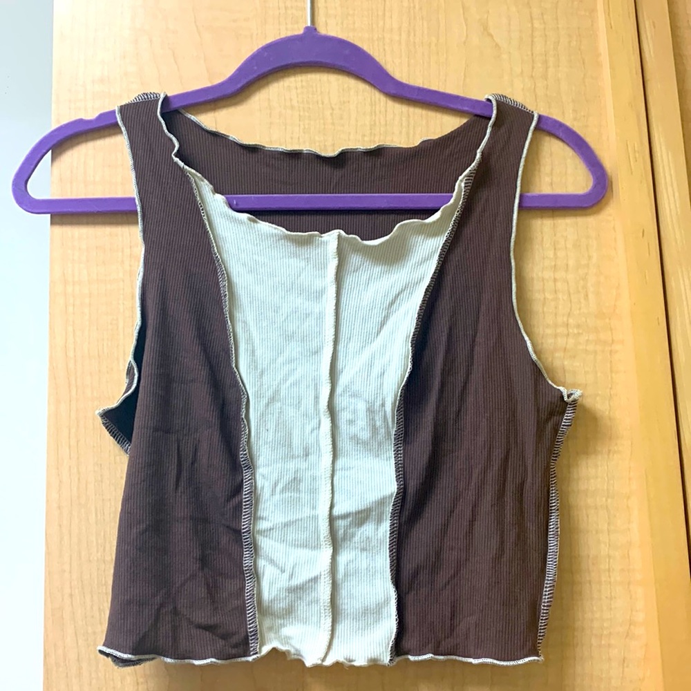 Brown tank